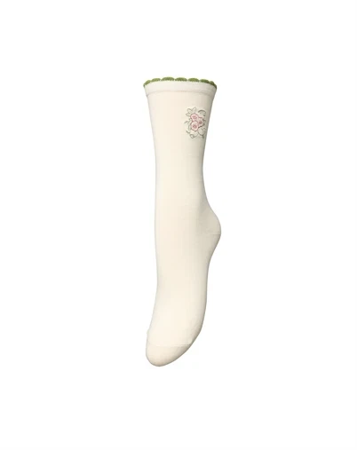 Beck Söndergaard - Efloria Cotta Strømpe - Birch White 